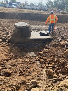 Demolition of Grease Interceptor and Grease Trap