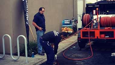 Hydro Jetting Is The Most Powerful Pipe Cleaning Machine That Will Restore Your Pipes To Its Original Condition. Overflows and Drain Blockage Cause By Sewer Line Back Up That Will Require A Hydro Jet Machine To Clear.