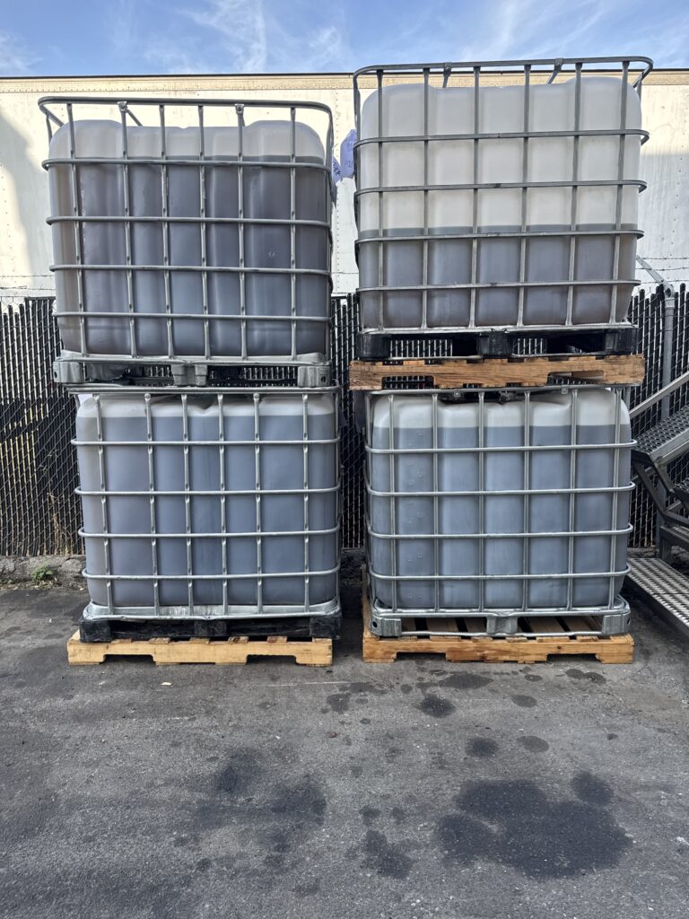 Bulk used vegetable oil recycling in Southern California cities