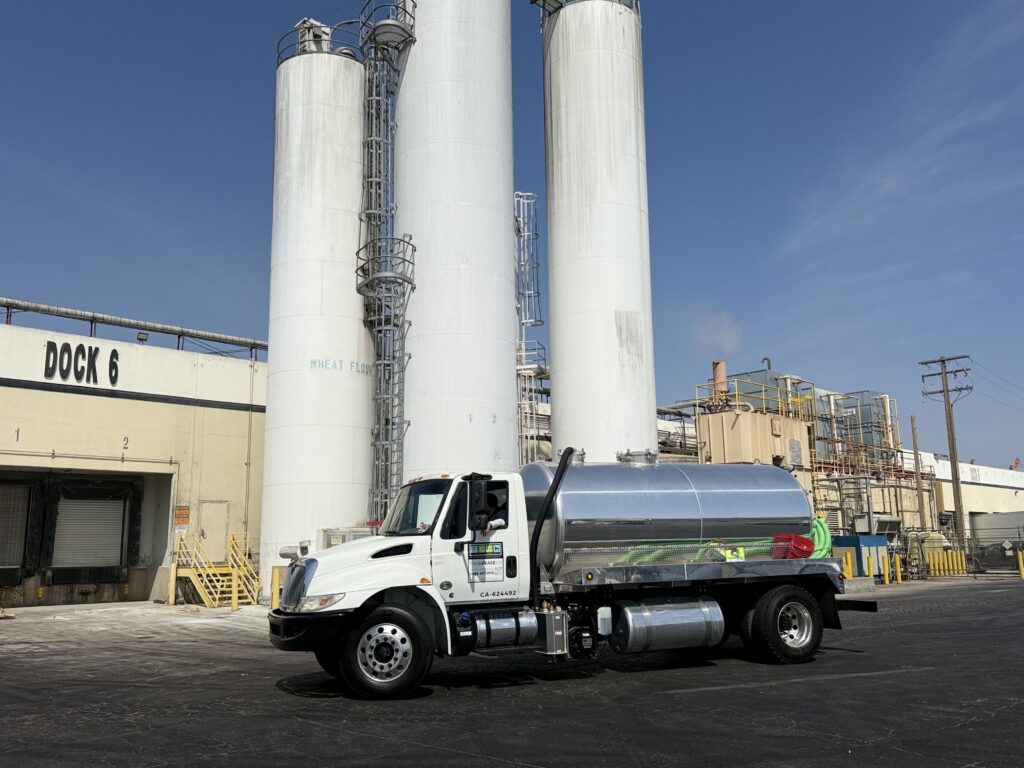 San Bernardino grease recycling facility for used cooking oil