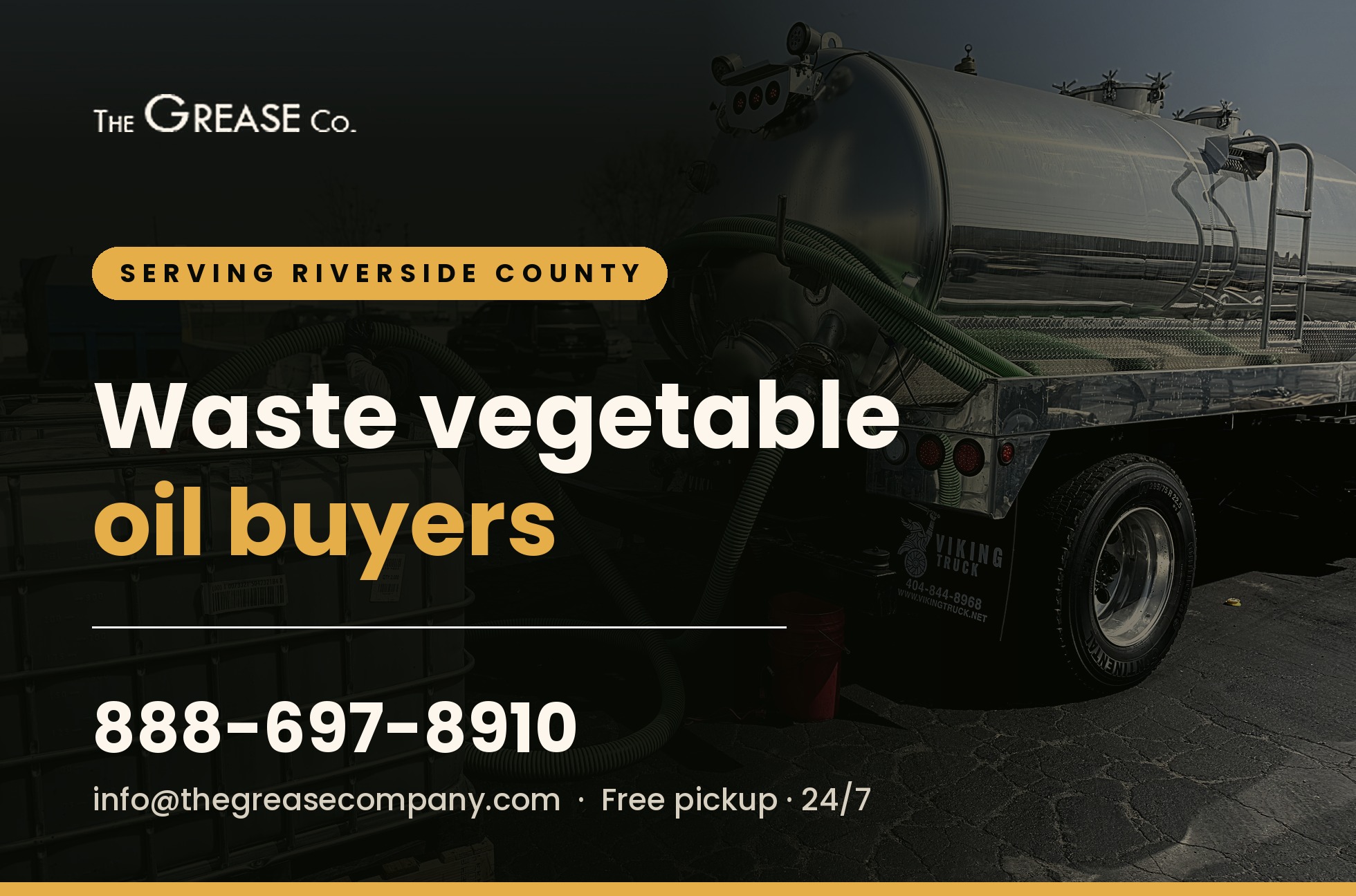 Waste Vegetable Oil Buyers in Riverside